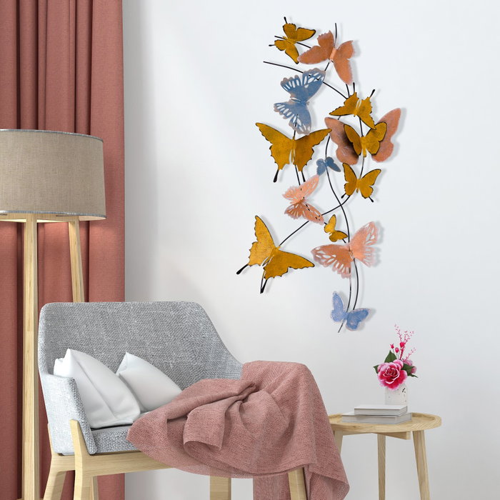 Wallity Butterflies Escultura de Pared Multicolor